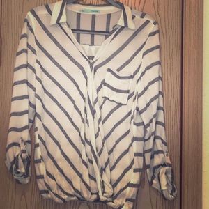 Roll - cuff 3/4 Blouse